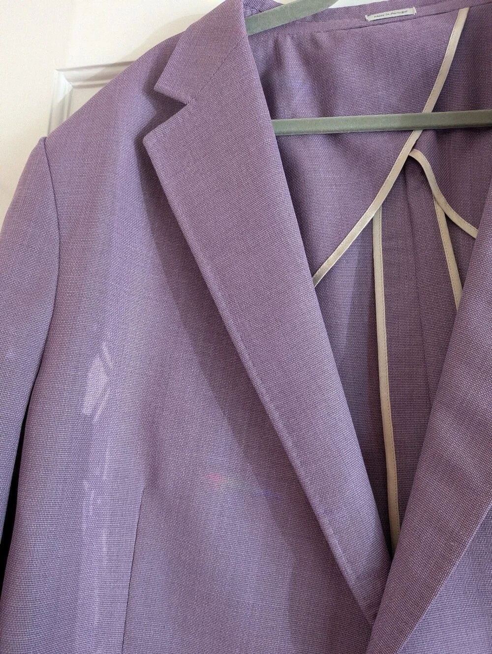 Peter Millar 100% Wool Lavender Two-Button Men's Blazer